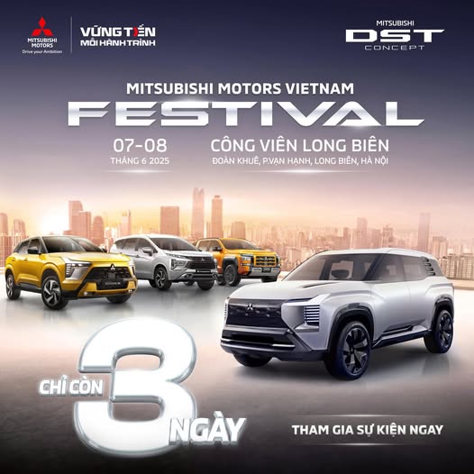 KHÁM PHÁ SỰ KIỆN MITSUBISHI MOTORS VIỆT NAM FESTIVAL 2025 NGAY