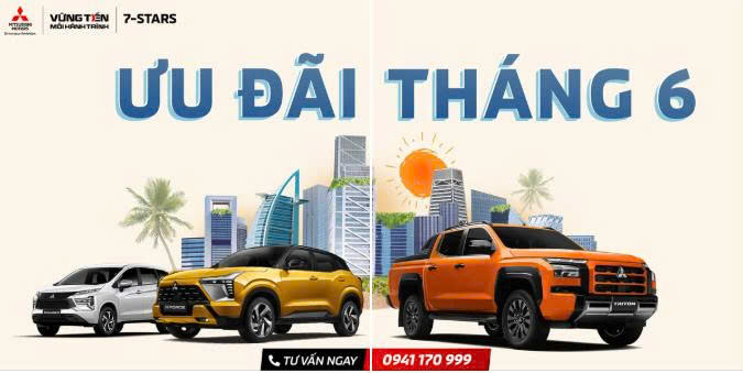 CHƯƠNG TRÌNH KHUYẾN MÃI MUA XE THÁNG 06/2025