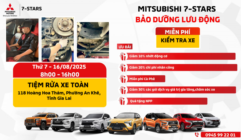 BẢO DƯỠNG LƯU ĐỘNG TẠI AN KHÊ – GIA LAI